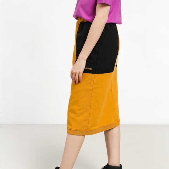 NWT Stussy Simone Contrast Pocket Fleece Skirt - Picture 3 of 11
